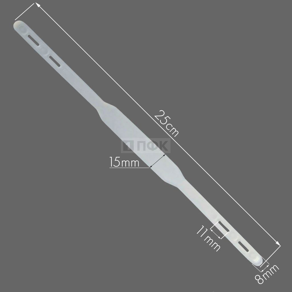 Штрипки цв прозрачный (уп 500шт) Китай