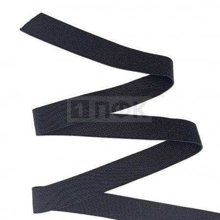 Резинка тканая 25мм 16 гр/м арт.TPC цв черный (уп 40м/1280м) Резинка тканая 25мм 16 гр/м арт.TPC цв черный (уп 40м/1280м)