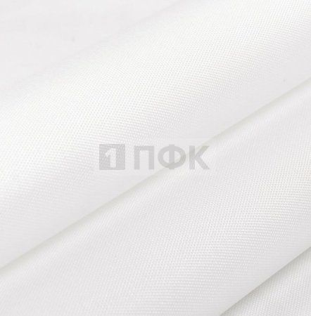 Ткань Oxford 210D PU1000 77гр/м2 шир 150см цв белый 101 (рул 100м)