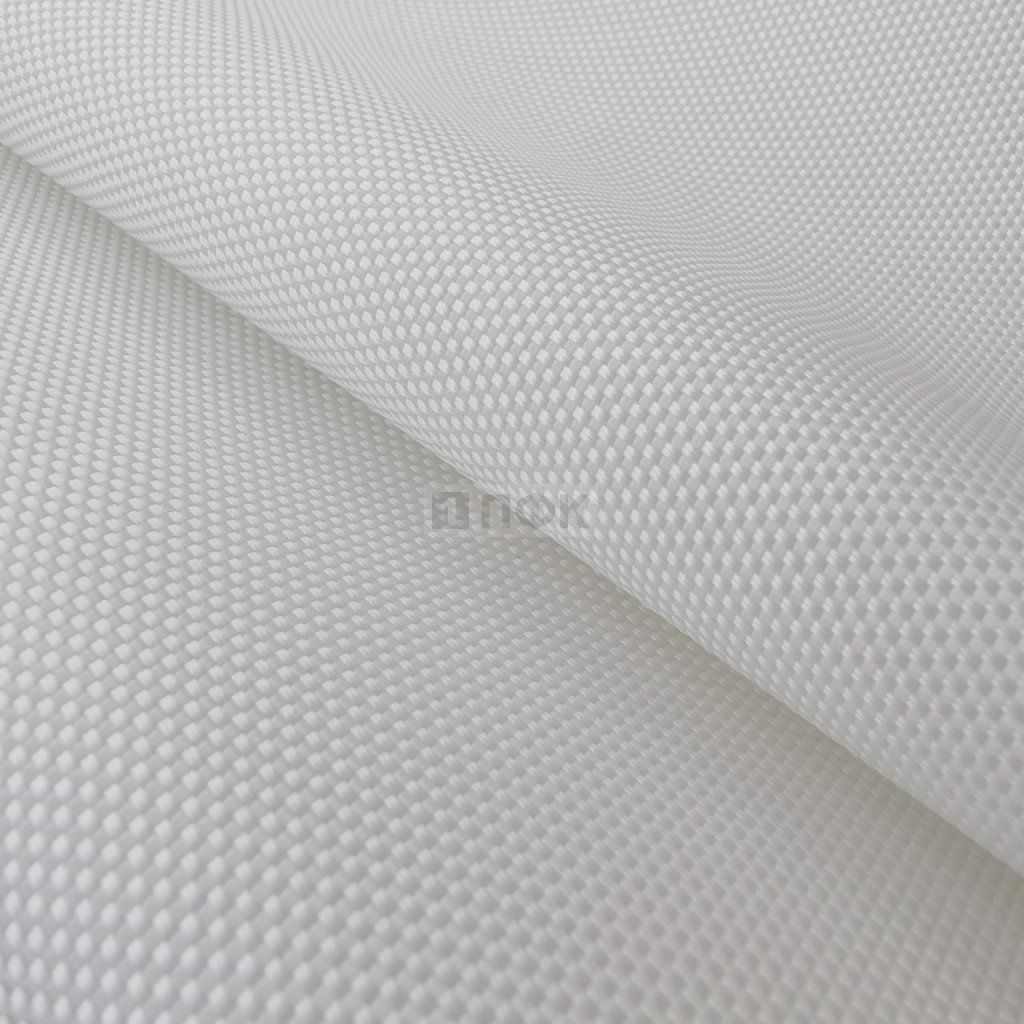 Ткань Oxford 600D PVC 350гр/м2 шир 150см цв 101 белый (рул 50м)