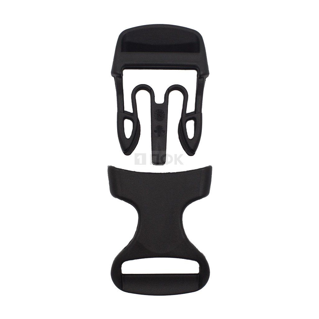 Фастекс Ф-25/6 (защелка-трезубец) ПП 25мм цв черный (уп 1000шт) — ПФКР Фастекс Ф-25/6 (защелка-трезубец) ПП 25мм цв черный (уп 1000шт)