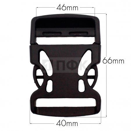 Фастекс Ф-40/3 (защелка-трезубец) ПП 40мм цв черный (уп 1000шт) Фастекс Ф-40/3 (защелка-трезубец) ПП 40мм цв черный (уп 1000шт)