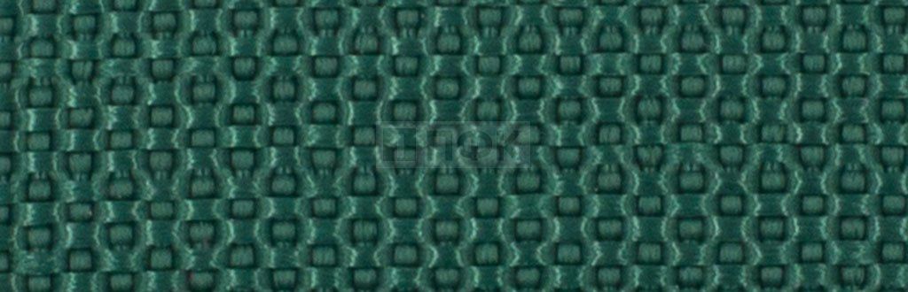 Стропа текстильная (лента ременная) 10мм 6гр/м цв 310 зеленый тем (рул 50м/уп 3000м)