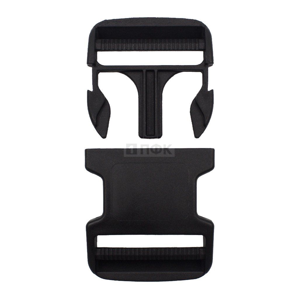 Фастекс Ф-50 (защелка-трезубец) ПА 50мм цв черный (уп 1000шт) — ПФКР Фастекс Ф-50 (защелка-трезубец) ПА 50мм цв черный (уп 1000шт)