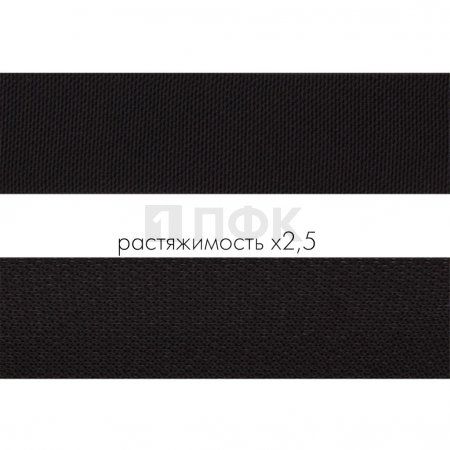 Резинка помочная мелкая 30мм 29,36 гр/м цв черный (уп 20м/200м) РБ