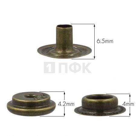 3 Части кнопки для одежды 15мм №61 нерж цв антик (уп 720шт) DNG 3 Части кнопки для одежды 15мм №61 нерж цв антик (уп 720шт) DNG