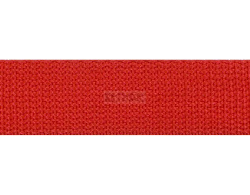 Стропа текстильная (лента ременная) 25мм 13 гр/м цв 36 красный (рул 91,44м/уп 2500м)