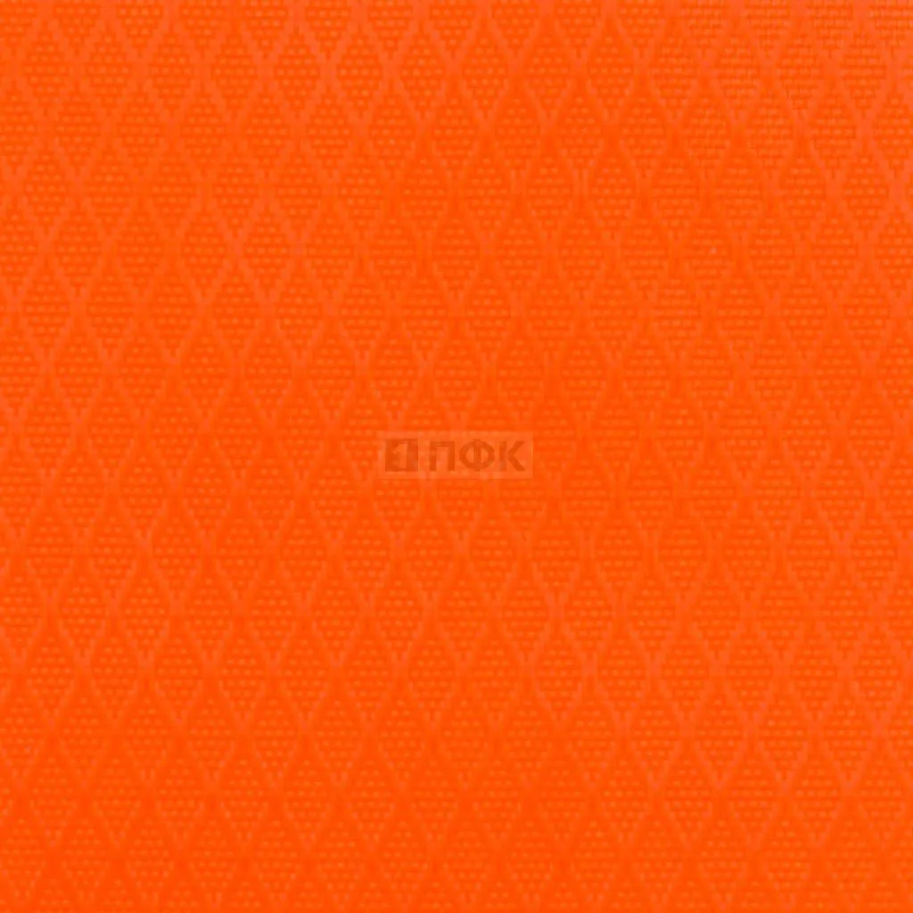 Ткань Oxford 240D PU1000 148гр/м2 Diamond шир 150см цв S-02 неон-оранж. (рул 100м)